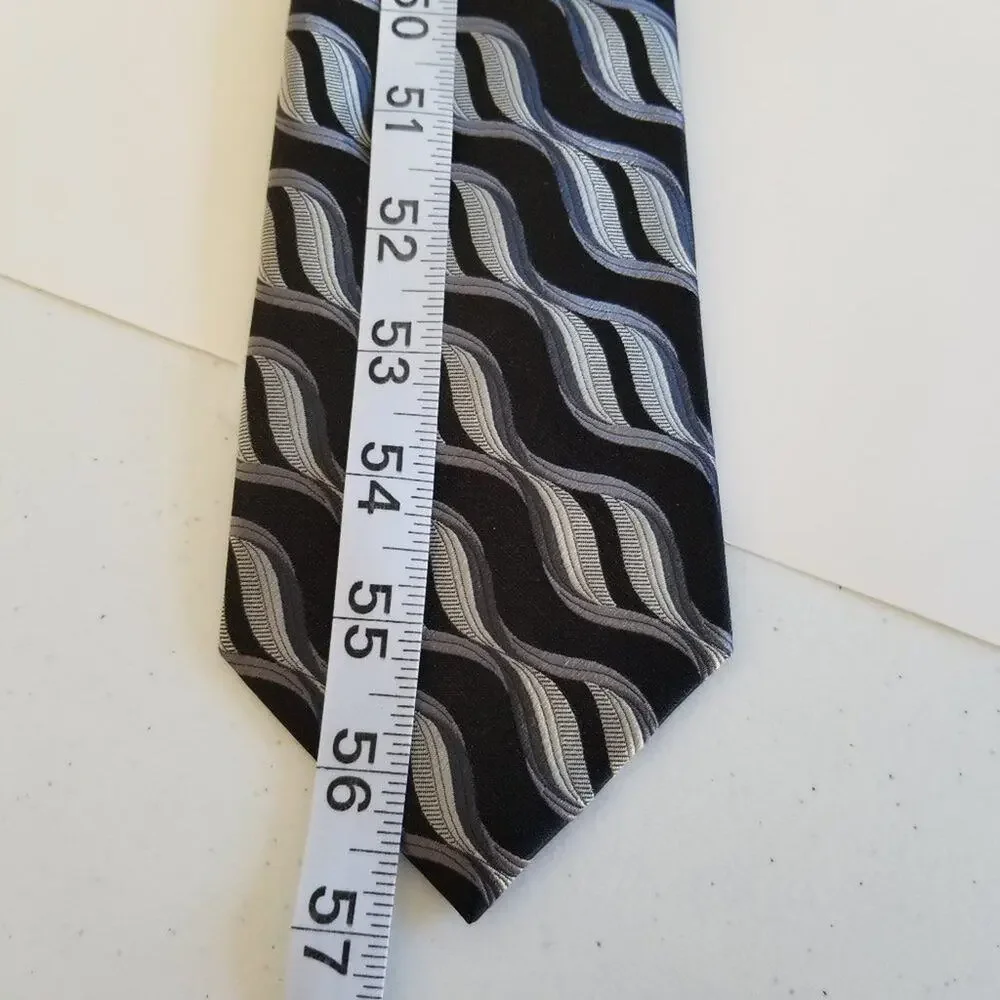Murano Men's Tie Silk Nice Patterned Blue New!